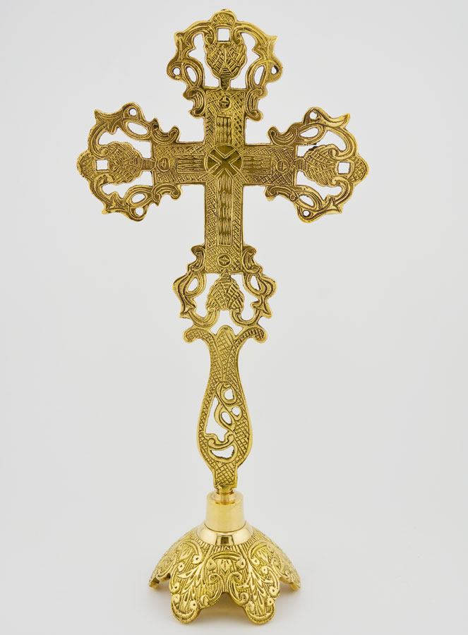 Croix d'Autel Ajourée - 28cm (pic 1)