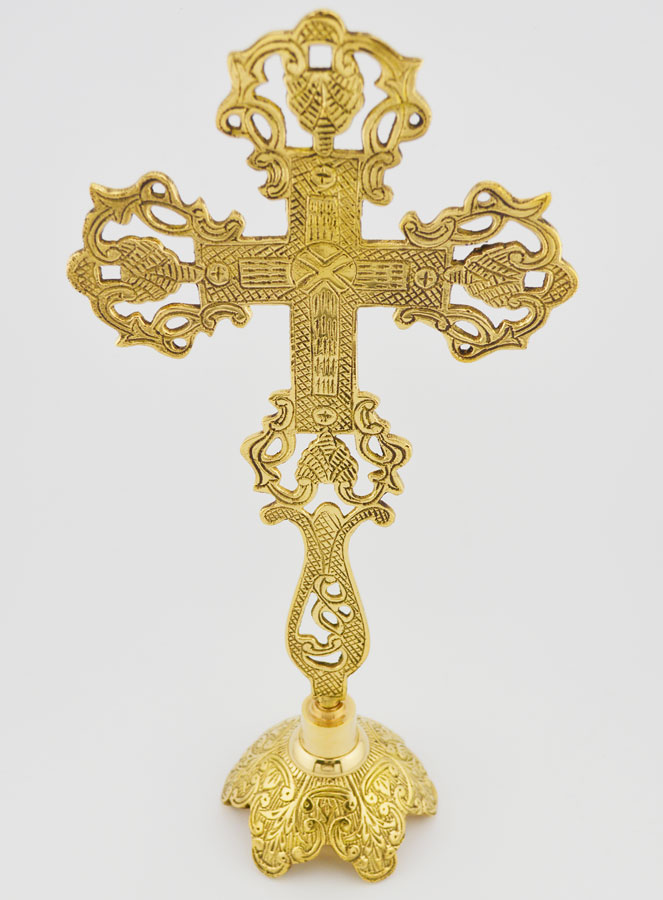 Croix d'Autel Ajourée - 28cm (pic 2)