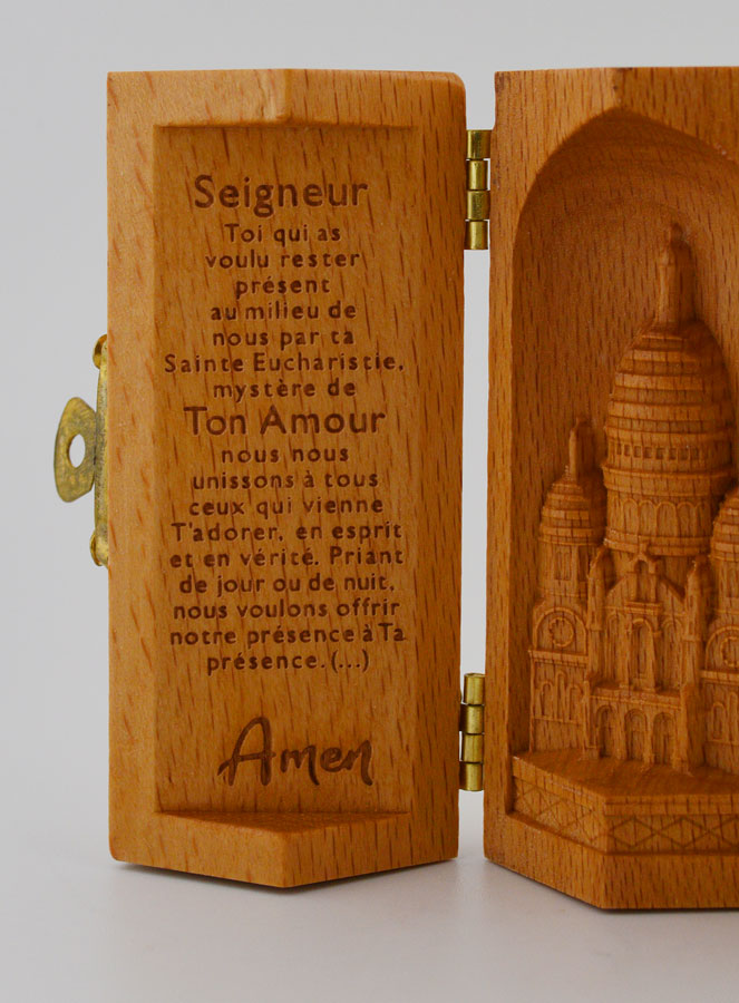 Triptyque en Bois Massif - Basilique du Sacré Coeur (pic 2)