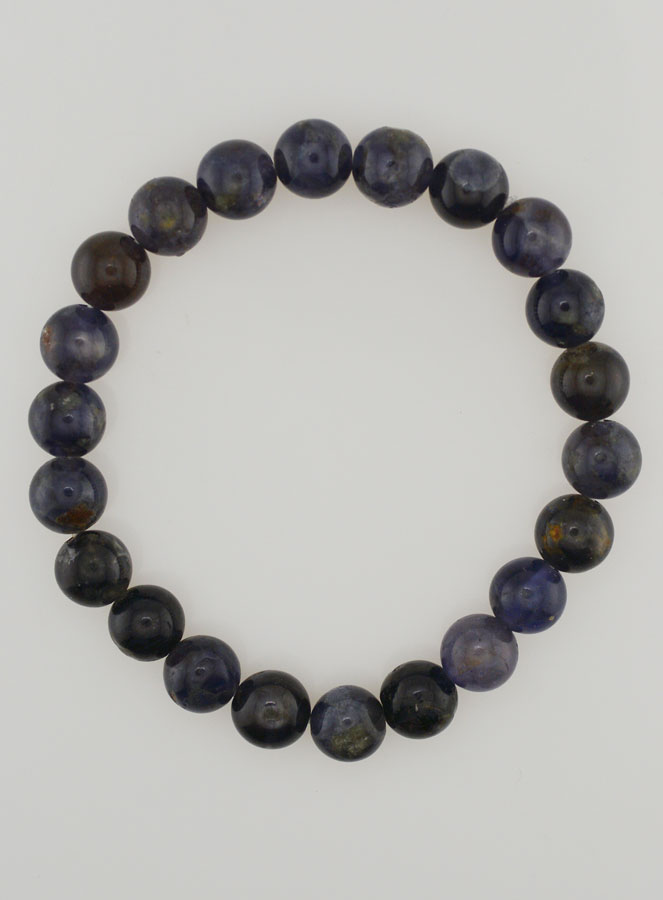 Bracelet en Cordierite - 8 mm (pic 1)