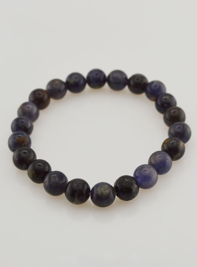 Bracelet en Cordierite - 8 mm (pic 2)