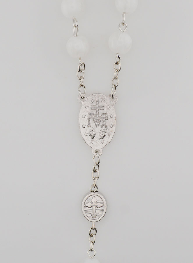 Chapelet Médaille Médaille Miraculeuse - Blanc (pic 4)