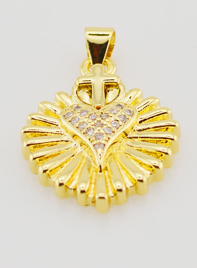 Pendentif Ex-Voto Rayonnant - 20mm (pic 2)