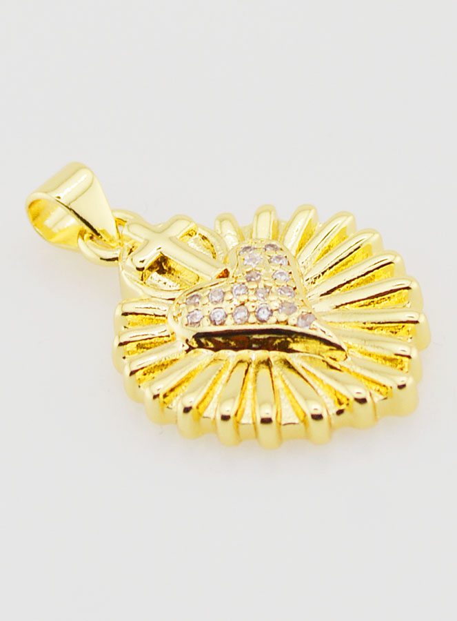 Pendentif Ex-Voto Rayonnant - 20mm (pic 3)