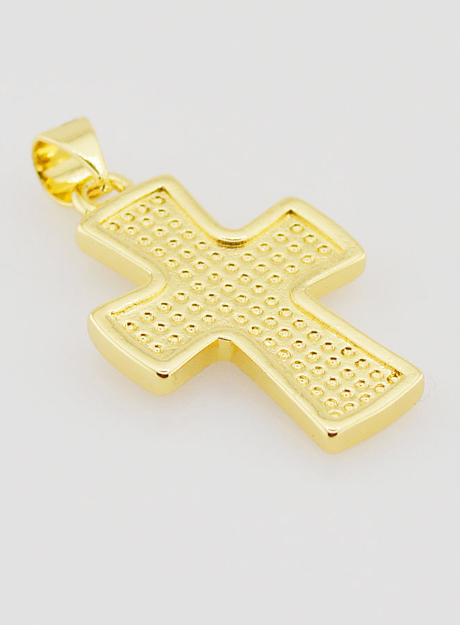 Pendentif Croix Nacre - 20mm (pic 4)