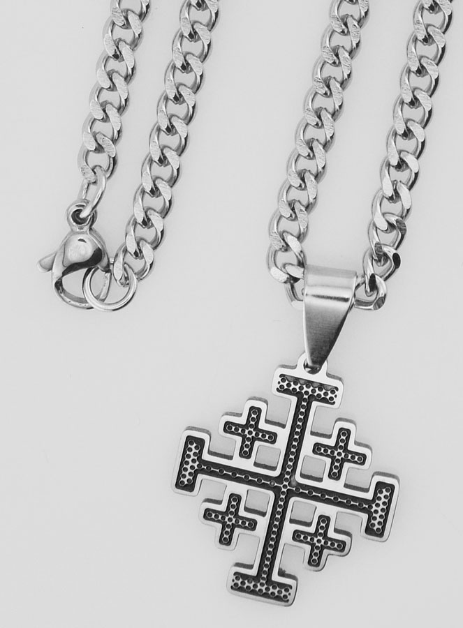 Collier Religieux Croix de Jérusalem (pic 4)