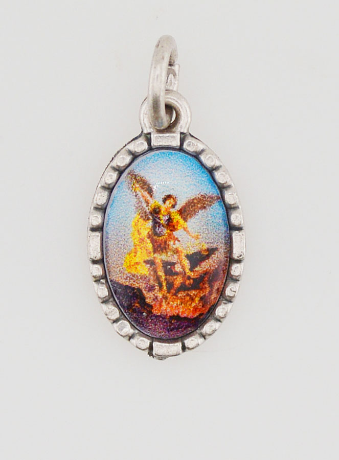 Médaille Bord Torsadé 15mm - Saint Michel (pic 1)