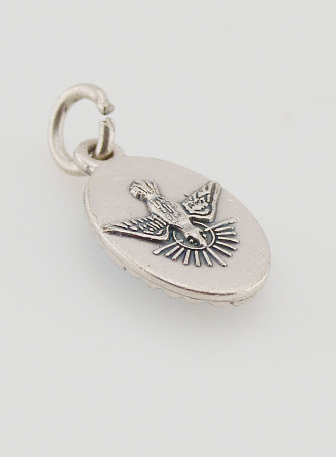 Médaille Bord Torsadé 15mm - Vierge Miraculeuse (pic 4)