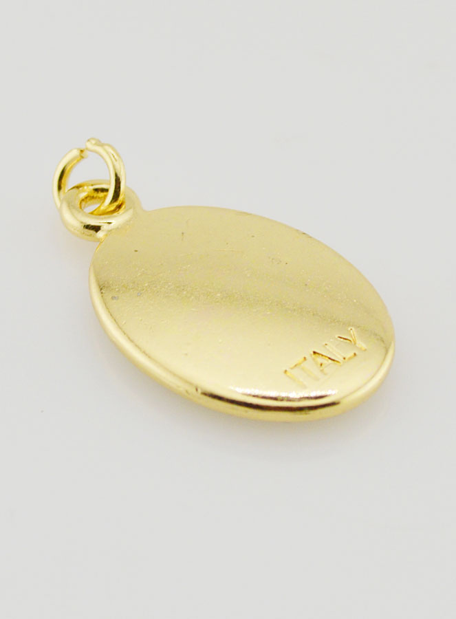 Médaille Christ Miséricordieux Dorée - 25mm (pic 4)