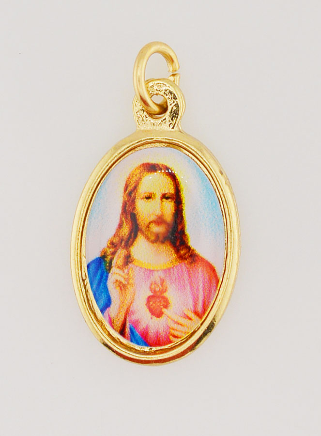 Médaille des Sacrés Coeurs Double Face - 25mm (pic 3)