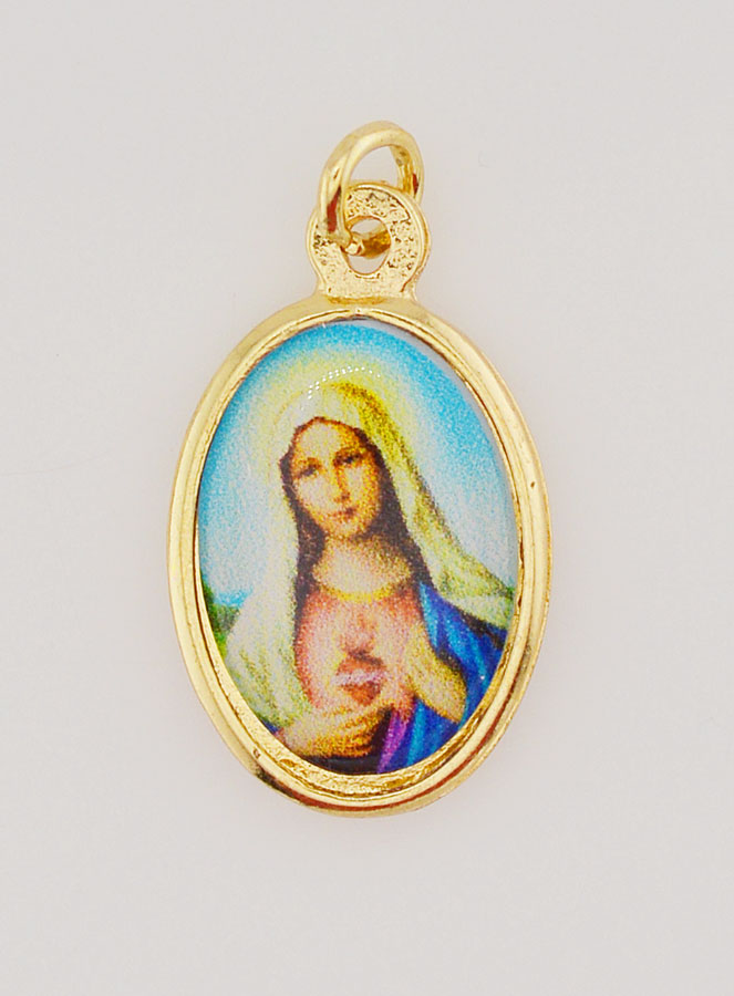 Médaille des Sacrés Coeurs Double Face - 25mm (pic 4)