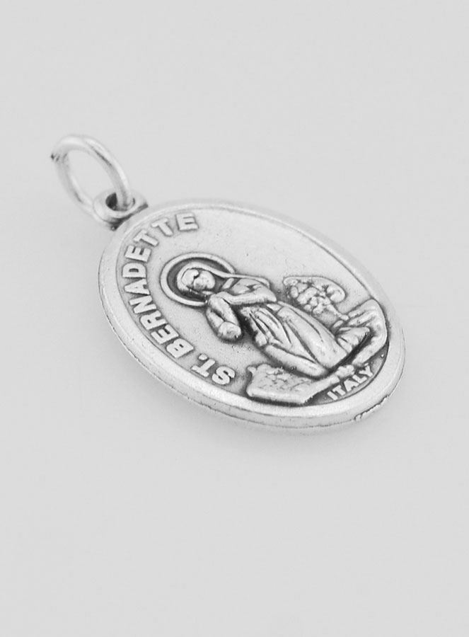 Médaille Notre Dame de Lourdes - 22mm (pic 4)