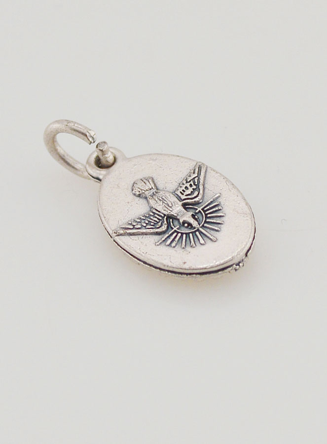 Médaille Bord Torsadé 15mm - Sainte Thérèse (pic 4)