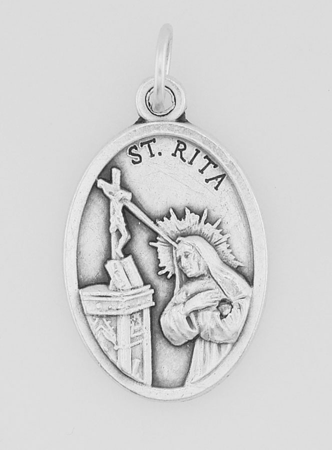 Médaille Sainte Rita - 22mm (pic 1)
