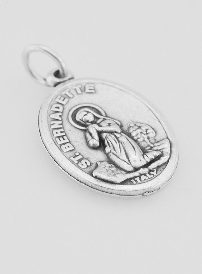 Médaille Sainte Bernadette Soubirous - 22mm (pic 3)