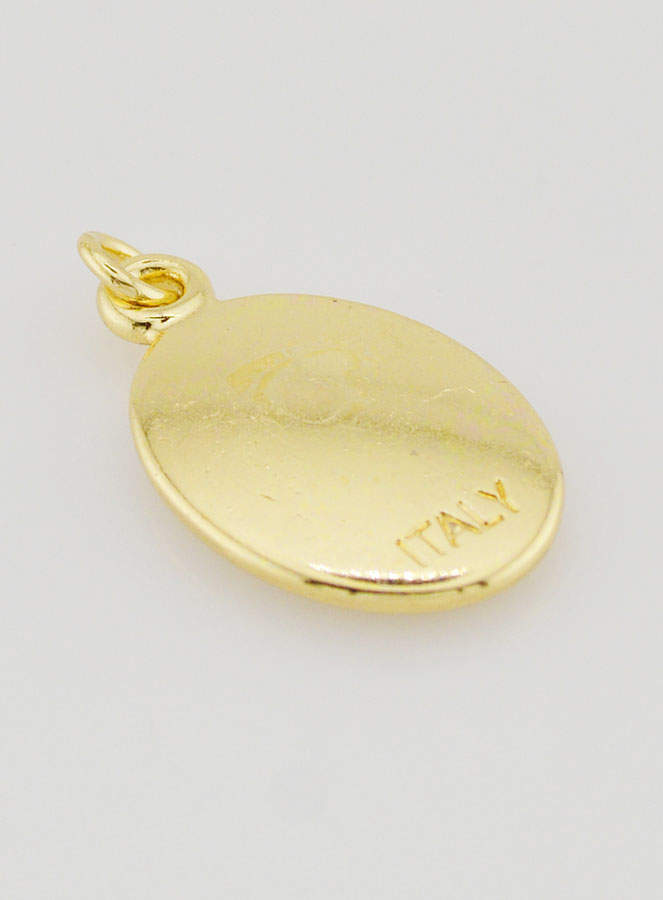 Médaille Sainte Thérèse Dorée - 25mm (pic 4)