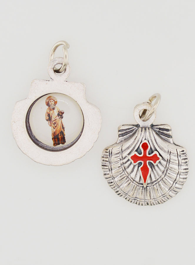 Médaille Saint Jacques de Compostelle - 18mm (pic 1)