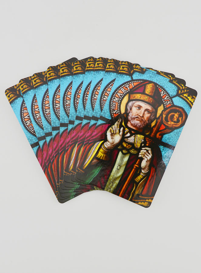 Lot de 10 Cartes de Prière à Saint Martin (pic 1)