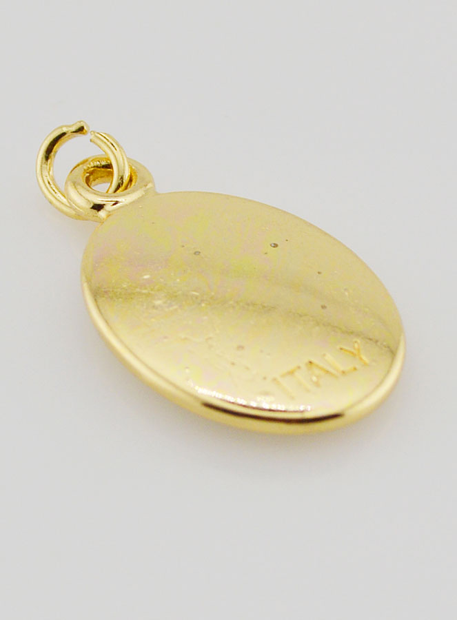 Médaille Notre Dame de Fatima Dorée - 25mm (pic 4)