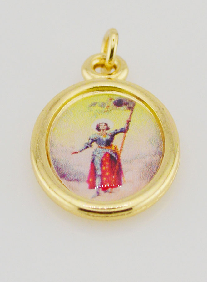 Médaille de Sainte Jeanne d'Arc - 25mm (pic 2)