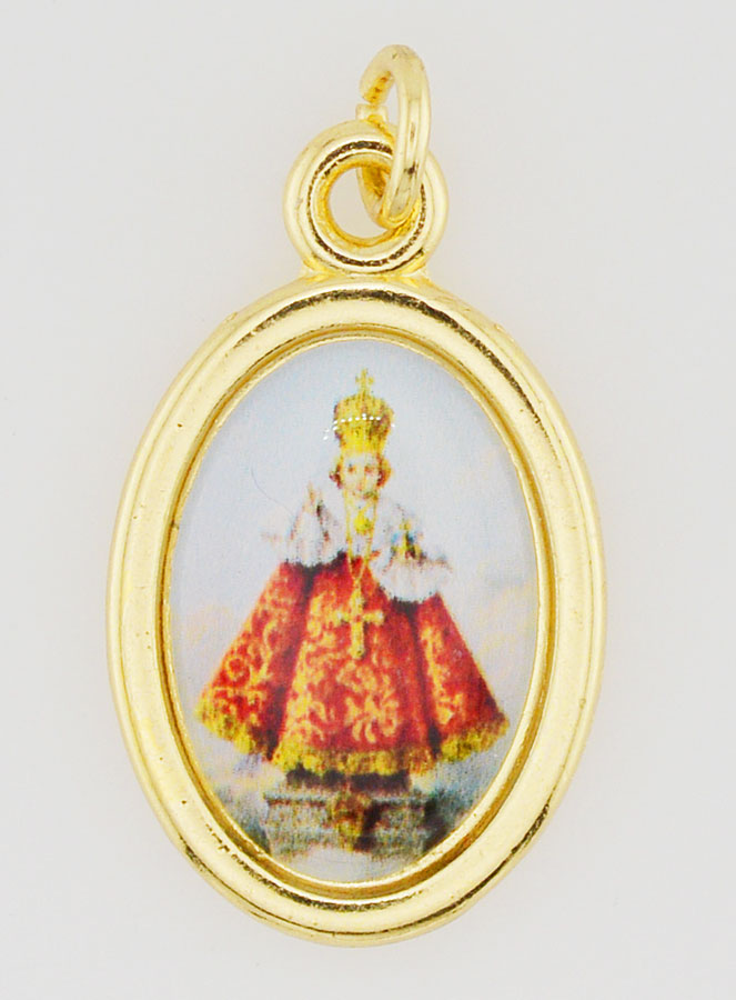 Médaille Enfant Jésus de Prague - 25mm (pic 1)