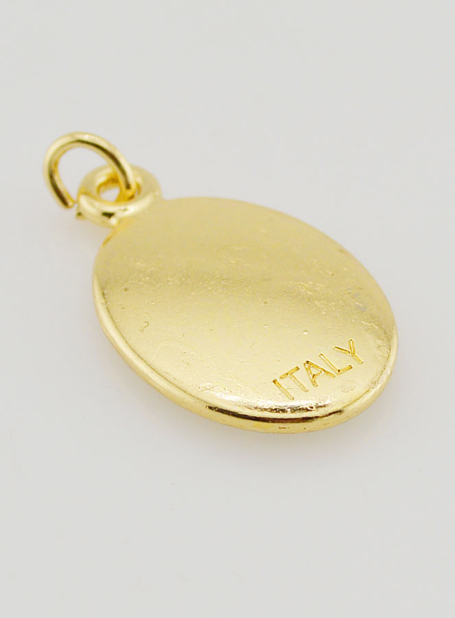 Médaille du Pape François Dorée - 25mm (pic 4)