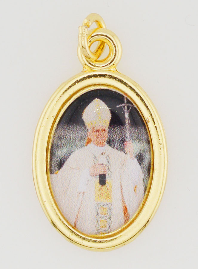 Médaille du Pape Léon XIV Dorée - 25mm (pic 1)