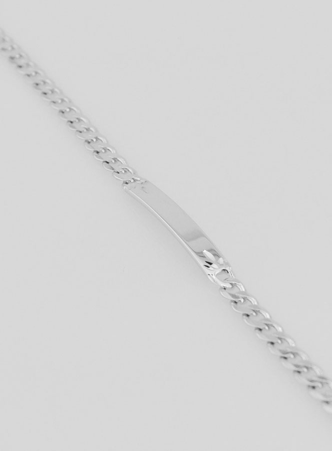 Gourmette Homme en Argent - Maille 4mm (pic 1)