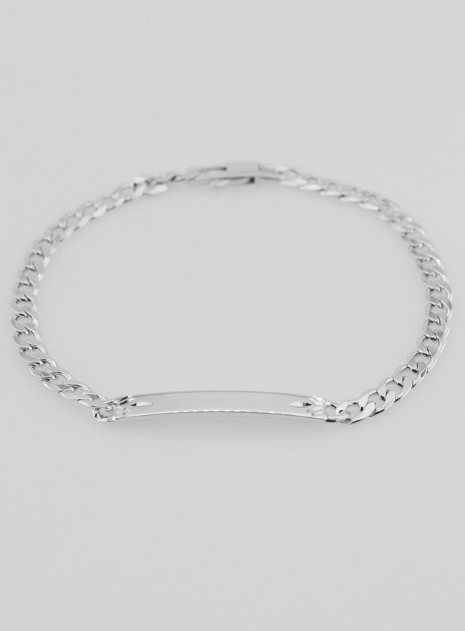 Gourmette Homme en Argent - Maille 4mm (pic 4)