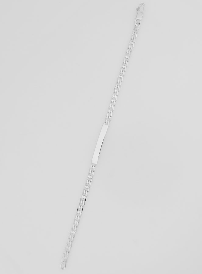 Gourmette Homme en Argent - Maille 4mm (pic 2)