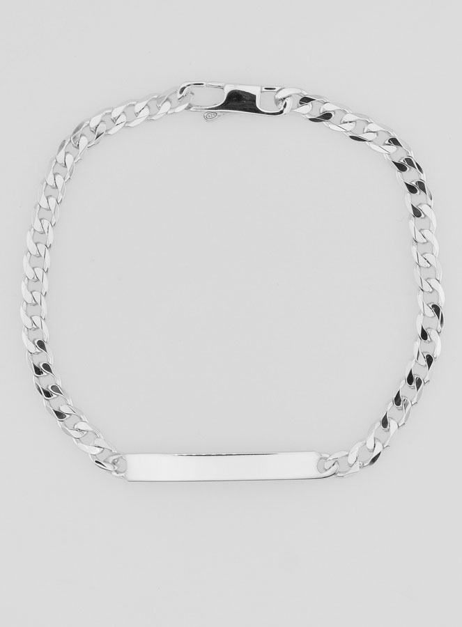 Gourmette Homme en Argent - Maille 4mm (pic 3)
