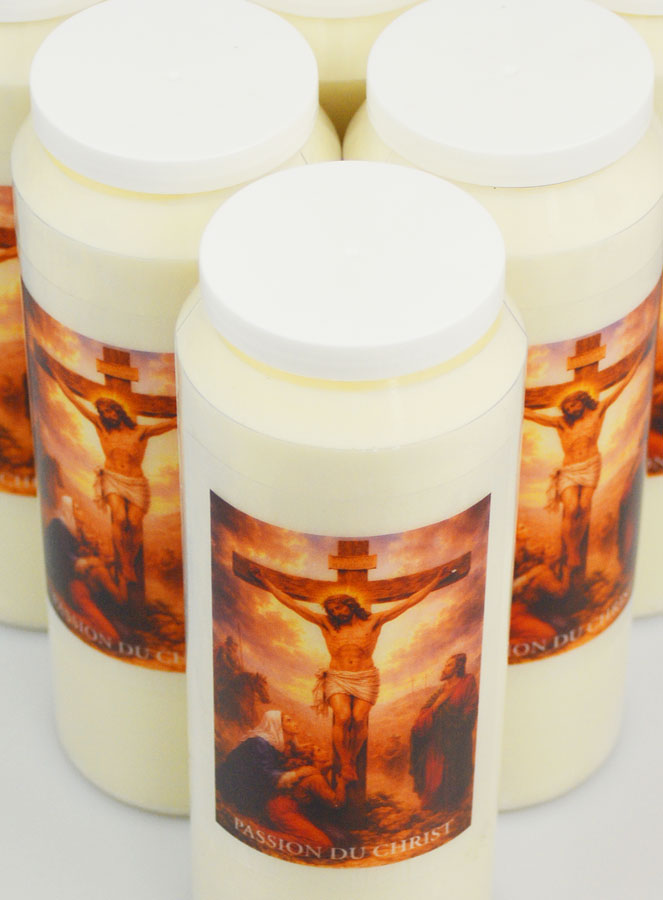 Lot de 10 Bougies de Neuvaine Passion du Christ (pic 4)
