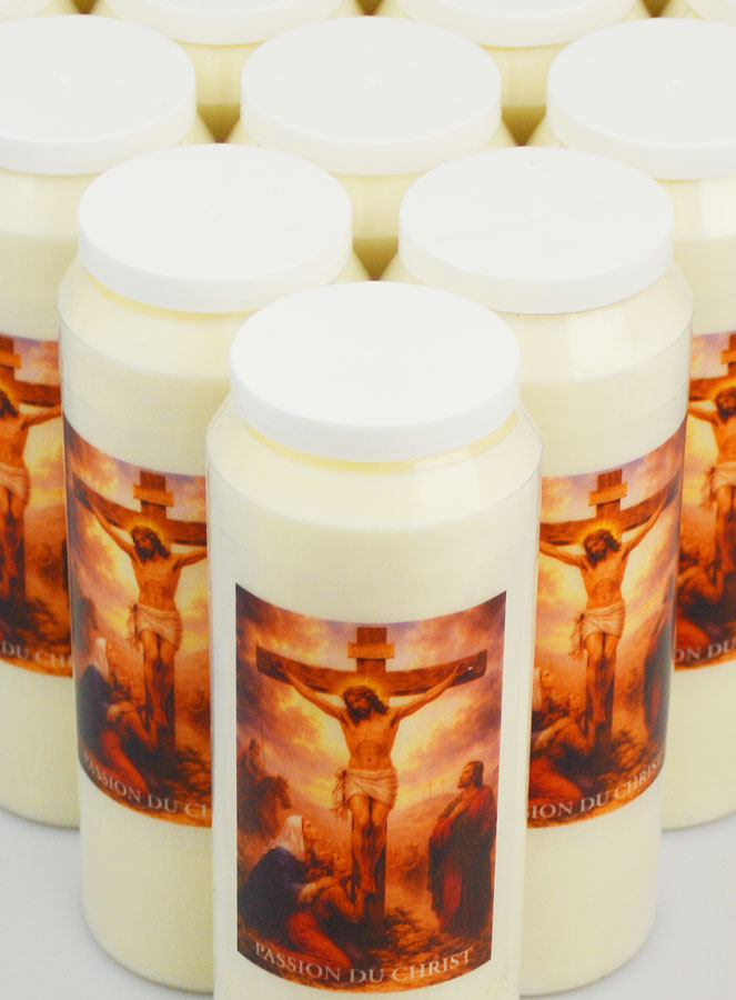 Lot de 20 Bougies de Neuvaine Passion du Christ (pic 4)