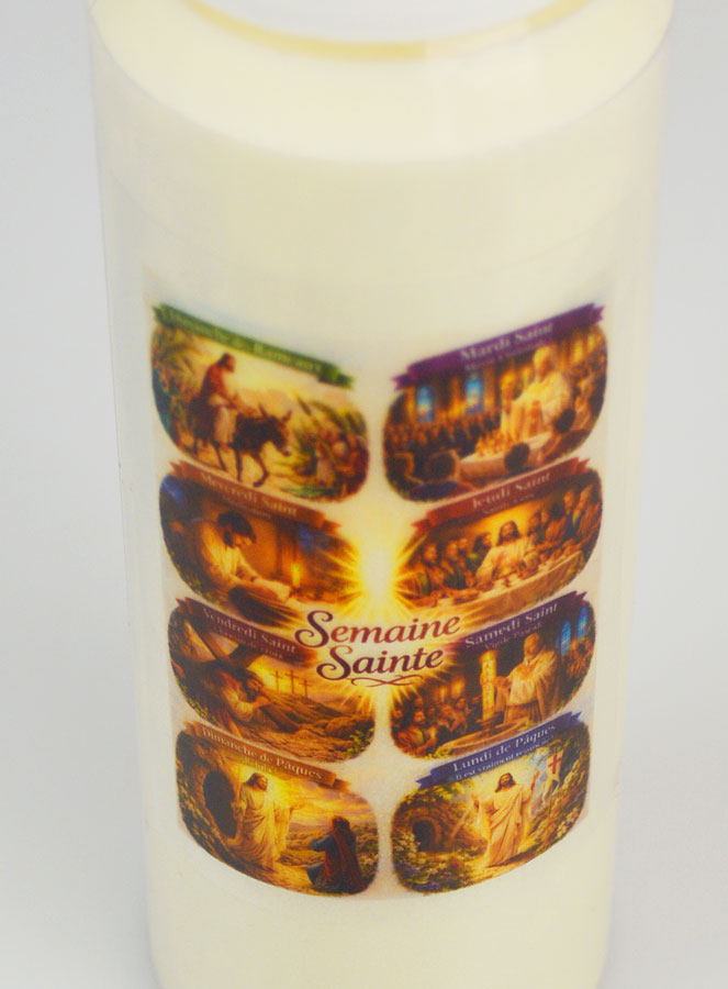 Bougie de Neuvaine Semaine Sainte (pic 4)