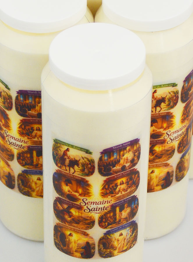 Lot de 20 Bougies de Neuvaine Semaine Sainte (pic 4)