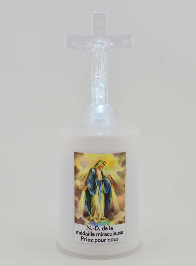Bougie d'Église à Led Vierge Miraculeuse (pic 1)