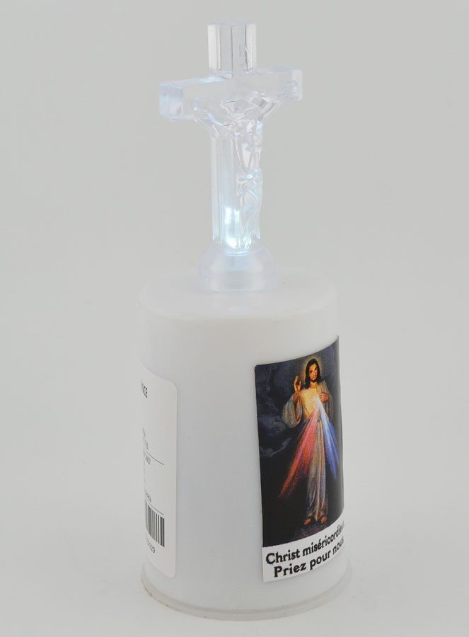 Bougie d'Église à Led Christ Miséricordieux (pic 4)