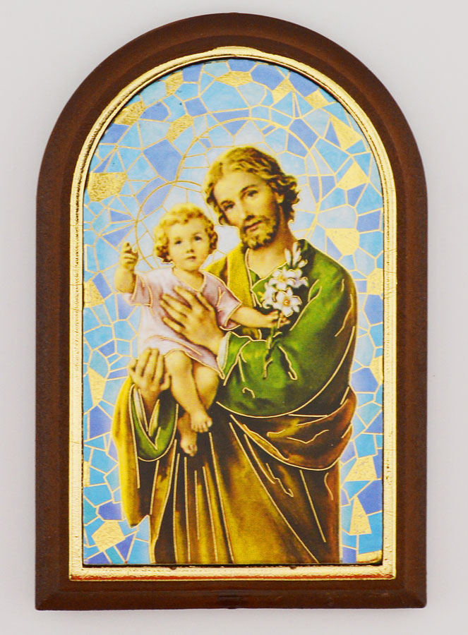 Icône à Poser Saint Joseph - 10cm (pic 1)