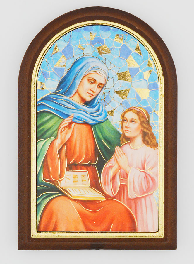 Icône à Poser Sainte Anne - 10cm (pic 1)