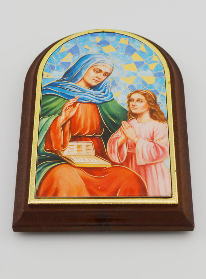 Icône à Poser Sainte Anne - 10cm (pic 2)