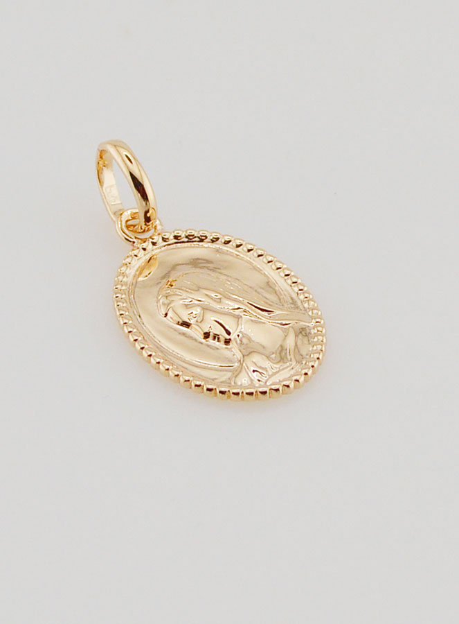 Médaille Vierge de Profil - 17mm (pic 3)