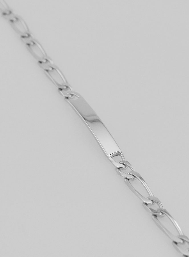 Gourmette de Baptême en Argent 925 - 18cm (pic 1)