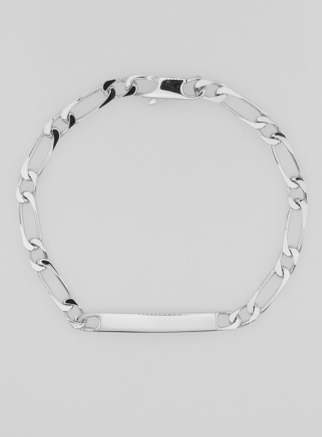 Gourmette de Baptême en Argent 925 - 18cm (pic 3)