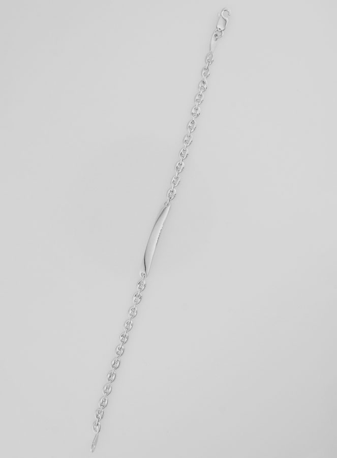 Gourmette de Baptême en Argent 925 - 18cm (pic 2)