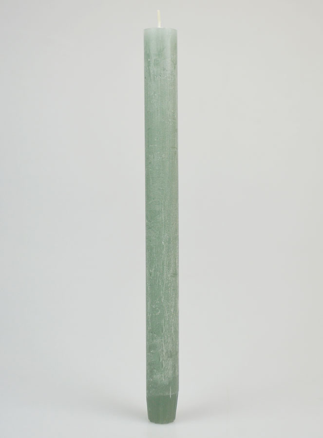 Bougie Teintée Masse 27cm - Vert Jade (pic 1)