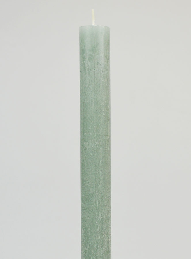 Bougie Teintée Masse 27cm - Vert Jade (pic 3)