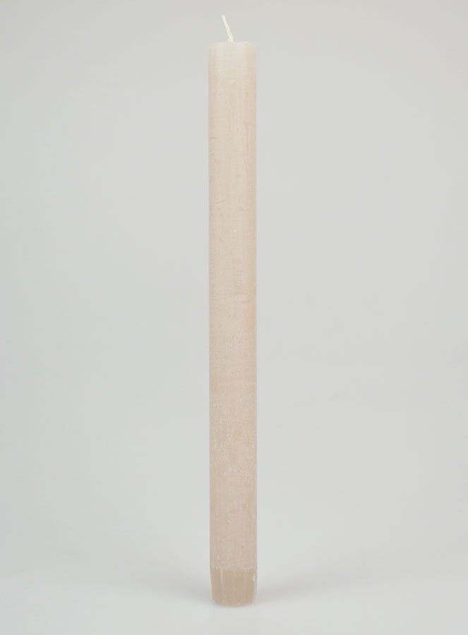 Bougie de Prière Teintée Masse - Gris Sable (pic 1)