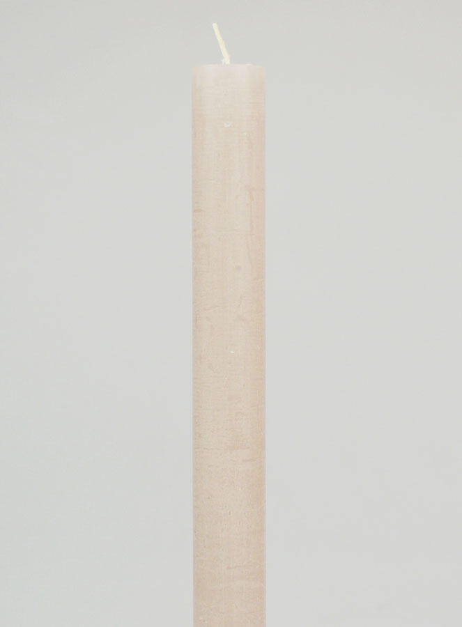 Bougie de Prière Teintée Masse - Gris Sable (pic 3)