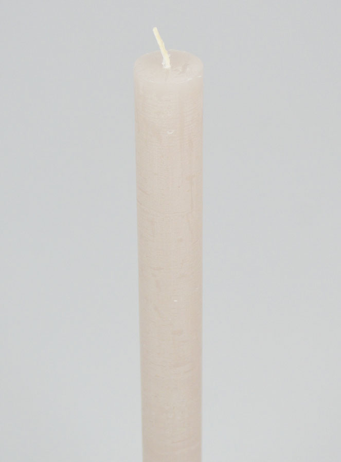 Bougie de Prière Teintée Masse - Gris Sable (pic 4)