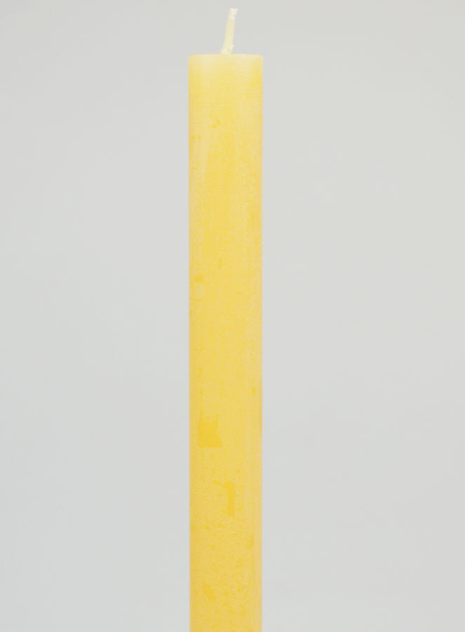 Bougie Teintée Masse 27cm - Beige Avoine (pic 3)